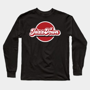 Jazz Town Vintage Style Design Long Sleeve T-Shirt